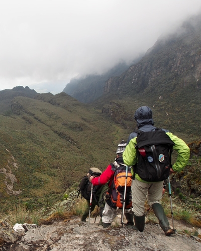 Hiking Rwenzori Central Circuit Trail